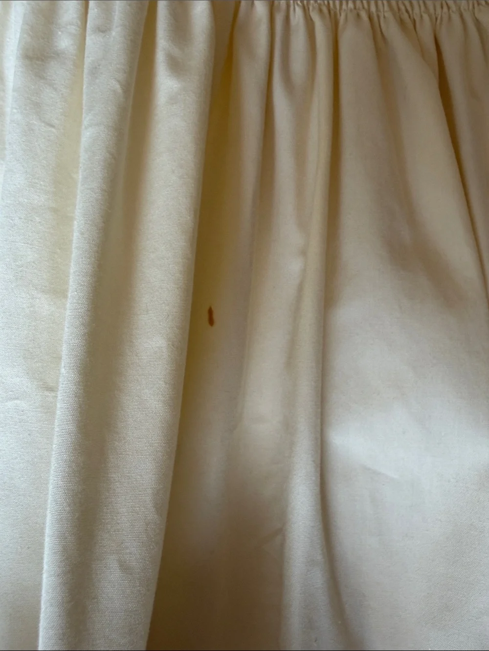 EUC: THREE GRACES Blanche Dress, Cotton Poplin - Ecru, sz Medium - Picture 8 of 9